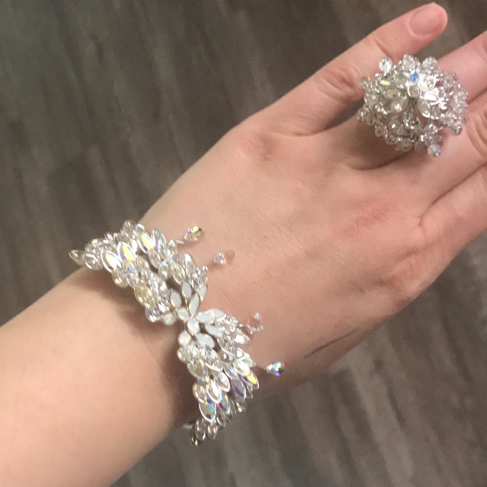 Ring and bracelet set. Not sold separate